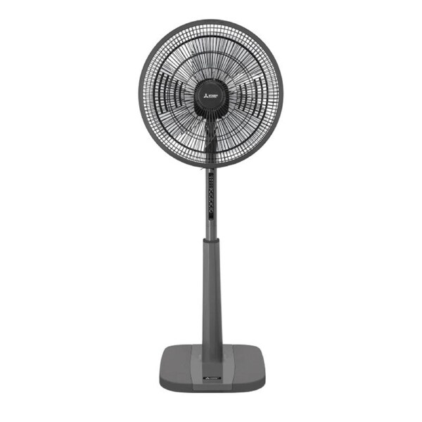 Mitsubishi Electric 40cm Pedestal Fan Classy Remote Control - Grey