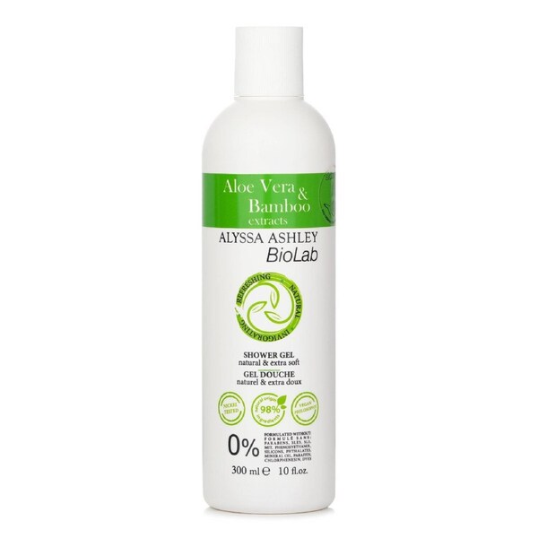 Alyssa Ashley Biolab Aloe Vera & Bamboo Shower Gel 300ml/10oz 300ml/10oz