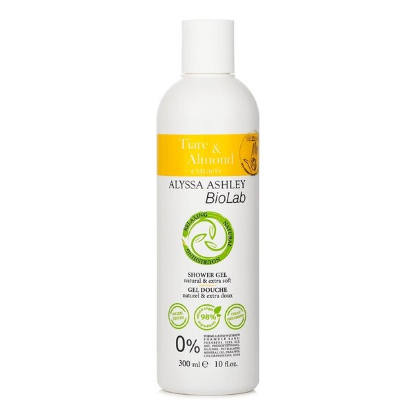 Alyssa Ashley Biolab Tiare & Almond Shower Gel 300ml/10oz 300ml/10oz