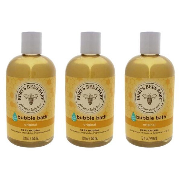 Bubble Bath by Burts Bees for Kids - 12 oz Body Wash - Pack of 3 12 oz