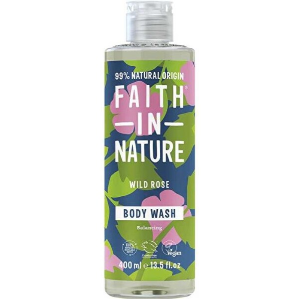 Faith In Nature Body Wash Balancing Wild Rose 400ml 400ml