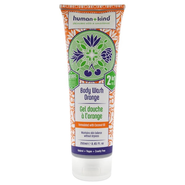 Body Wash - Orange by Human+Kind for Unisex - 8.45 oz Body Wash 8.45 oz