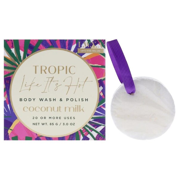 Body Wash and Polish - Coconut Milk by LWYA for Women - 3 oz Body Wash 3 oz