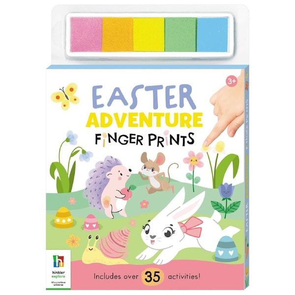 Hinkler Easter Adventure Finger Prints Activity Set Kids 3y+