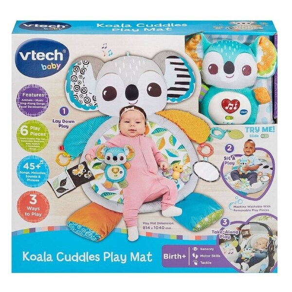 Dambulla Pty Ltd Vtech Koala Cuddles Play Mat Baby Toy W/ Music & Accessories