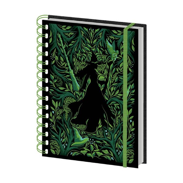 Wicked 2 Elphaba Wiro Spiral Writing Notebook Lined Pages A5 21x16cm