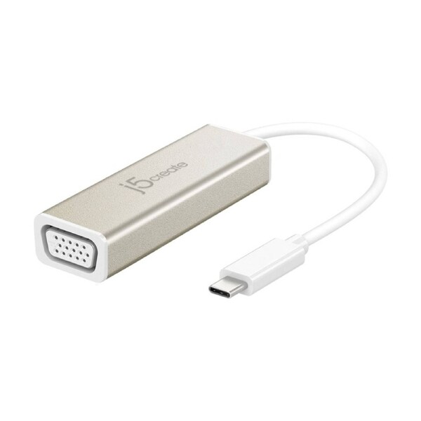 J5Create USB-C To VGA DisplayPort Display Extender Adapter 1920x1200 1080p
