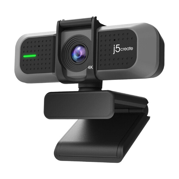 J5Create USB-C/A 4K Ultra HD Microphone & Webcam W/ Privacy Cover