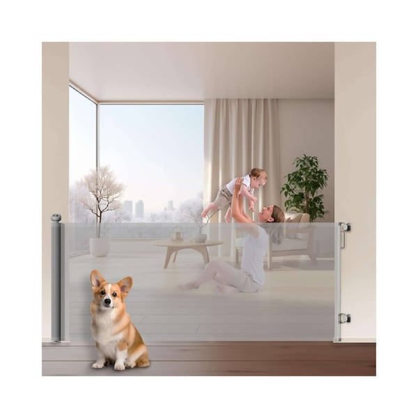 Advwin Retractable Pet Gate Safety Gate for Dogs and Cats Indoor Use