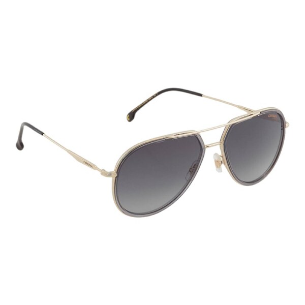 Carrera 295 S 0KB7 9O Unisex Pilot Sunglasses Transparent Grey Black 58mm