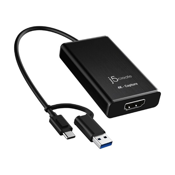 J5Create HDMI to USB-C/A Video Recording Capture Adapter