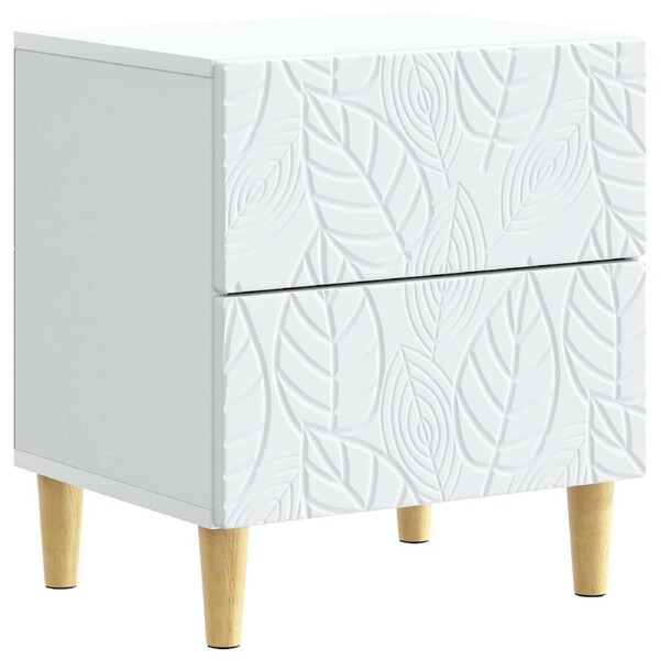 Bedside Table White 43 x 34.5 x 48 cm Engineered Wood vidaXL