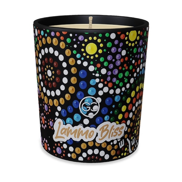 Glow Collection Lammo Bliss Chocolate Vanilla Scented Soy Paraffin Candle White