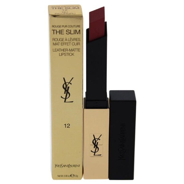 Yves Saint Laurent Rouge Pur Couture The Slim Matte Lipstick - 12 Nu Incongru by Yves Saint Laurent for Women - 0.08 oz Lipstick 0.08 oz