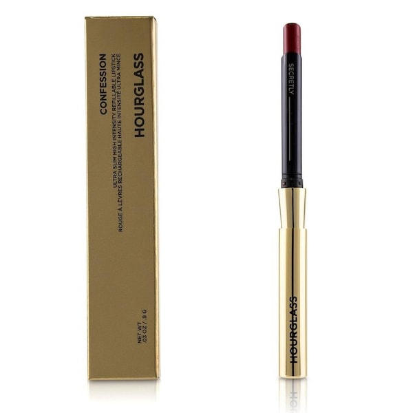 HourGlass Confession Ultra Slim High Intensity Refillable Lipstick - # Secretly (Classic Red) 0.9g/0.03oz Secretly (Classic Red) / 0.9g/0.03oz