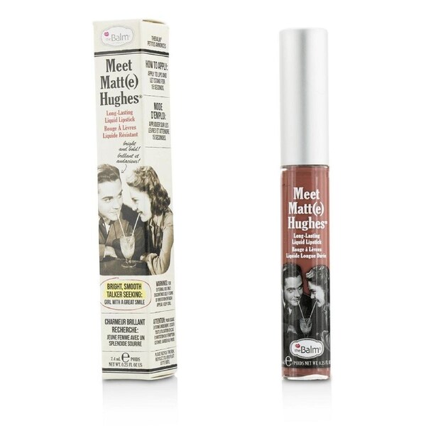 TheBalm Meet Matte Hughes Long Lasting Liquid Lipstick - Sincere 7.4ml/0.25oz Sincere / 7.4ml/0.25oz