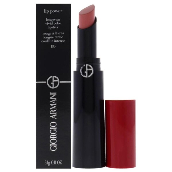 Lip Power Longwear Vivid Color Lipstick - 103 Pinky Peach by Giorgio Armani for Women - 0.11 oz Lipstick 0.11 oz