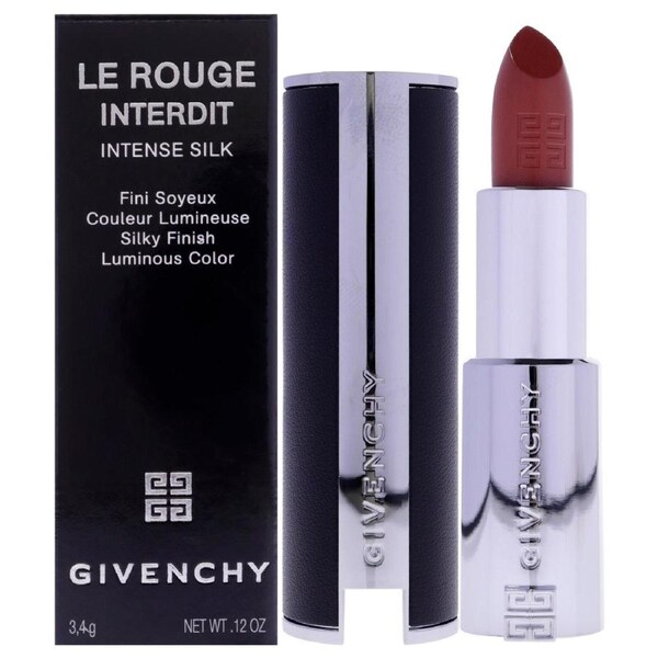 Le Rouge Interdit Intense Silk Lipstick - 500 Brun Mocha by Givenchy for Women - 0.12 oz Lipstick (Refillable) 0.12 oz