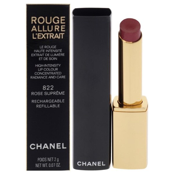 Rouge Allure Lextrait Lipstick - 822 Rose Supreme by Chanel for Women - 0.07 oz Lipstick (Refillable) 0.07 oz