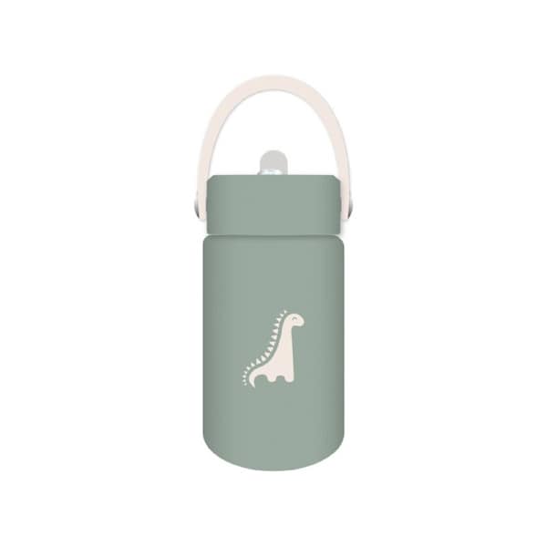 Dinosaur - Kids Drink Bottle 400ml, Personalised , Double Walled, Stainless Steel
