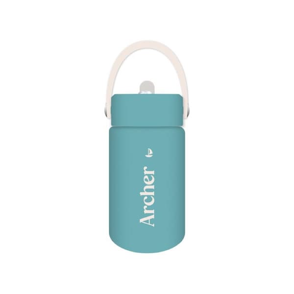 Archer - Kids Drink Bottle 400ml, Personalised , Double Walled, Stainless Steel