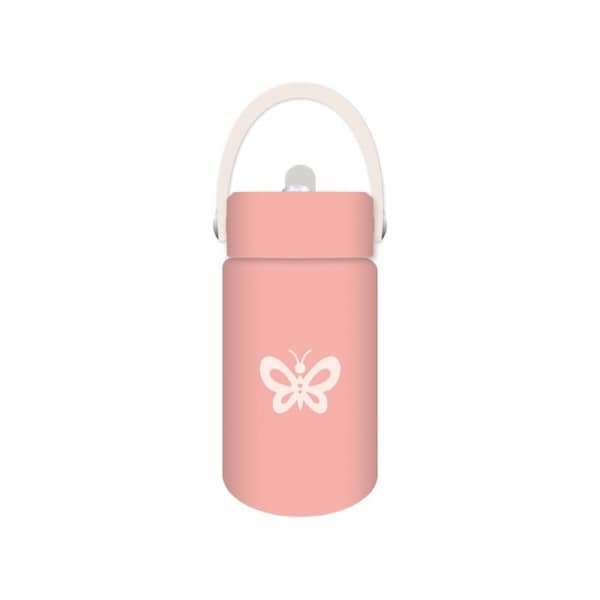Butterfly - Kids Drink Bottle 400ml, Personalised , Double Walled, Stainless Steel