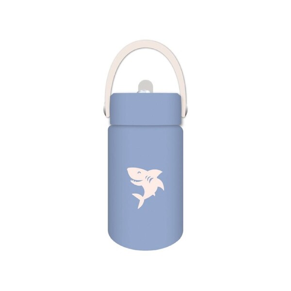 Shark - Kids Drink Bottle 400ml, Personalised , Double Walled, Stainless Steel