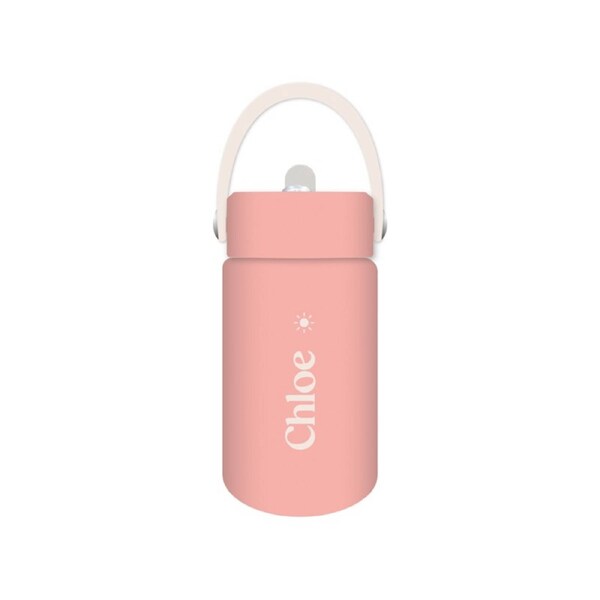 Chloe - Kids Drink Bottle 400ml, Personalised , Double Walled, Stainless Steel