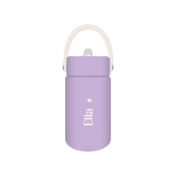 Ella - Kids Drink Bottle 400ml, Personalised , Double Walled, Stainless Steel