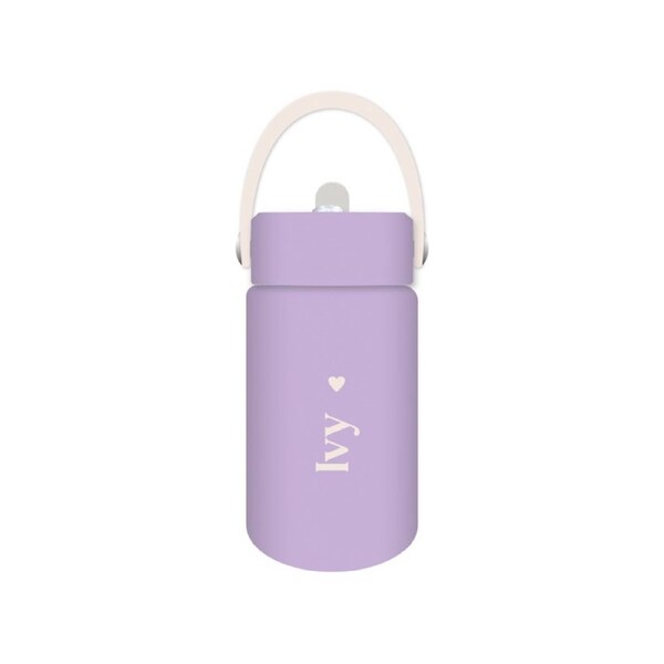 Ivy - Kids Drink Bottle 400ml, Personalised , Double Walled, Stainless Steel