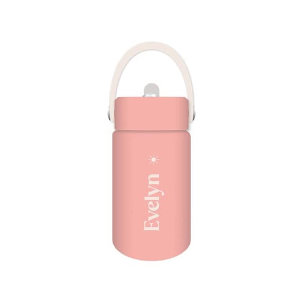 Evelyn - Kids Drink Bottle 400ml, Personalised , Double Walled, Stainless Steel