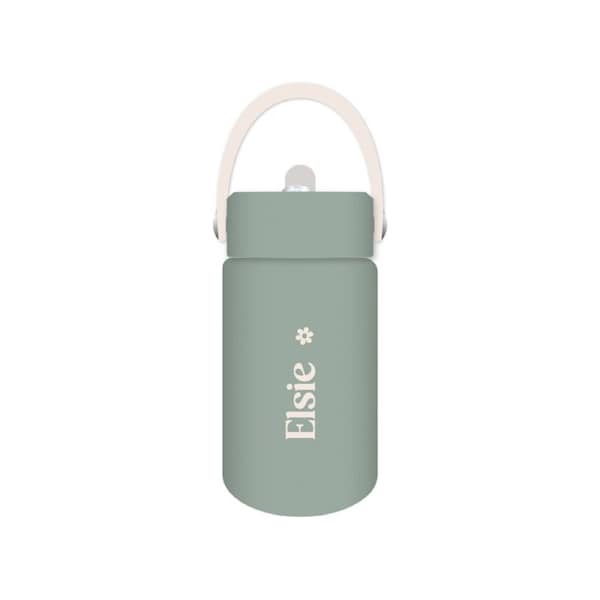 Elsie - Kids Drink Bottle 400ml, Personalised , Double Walled, Stainless Steel