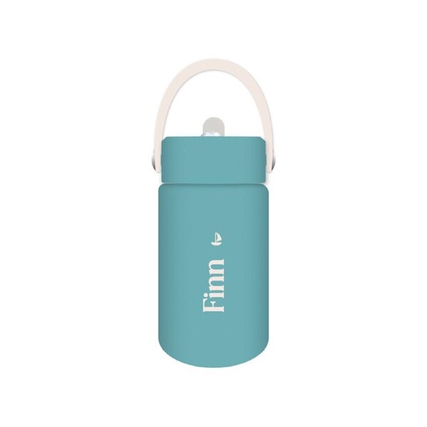 Finn - Kids Drink Bottle 400ml, Personalised , Double Walled, Stainless Steel