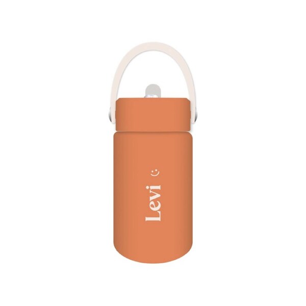 Levi - Kids Drink Bottle 400ml, Personalised , Double Walled, Stainless Steel