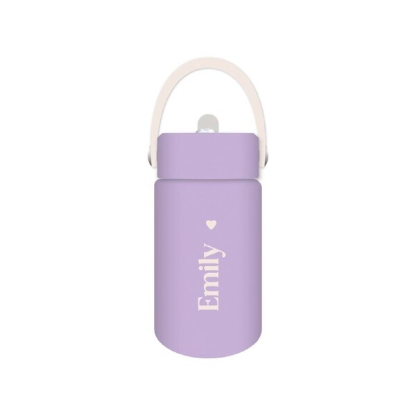 Emily - Kids Drink Bottle 400ml, Personalised , Double Walled, Stainless Steel