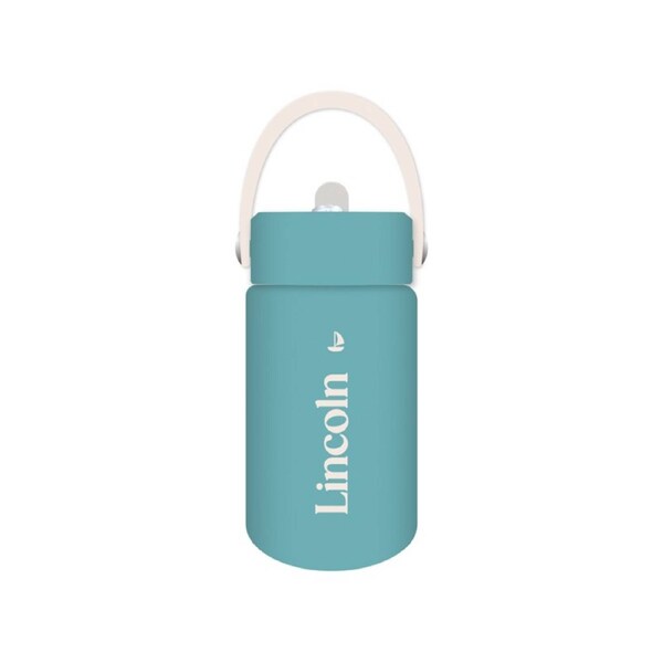 Lincoln - Kids Drink Bottle 400ml, Personalised , Double Walled, Stainless Steel