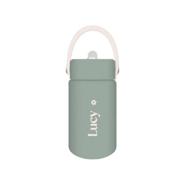 Lucy - Kids Drink Bottle 400ml, Personalised , Double Walled, Stainless Steel