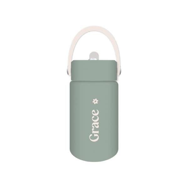 Grace - Kids Drink Bottle 400ml, Personalised , Double Walled, Stainless Steel