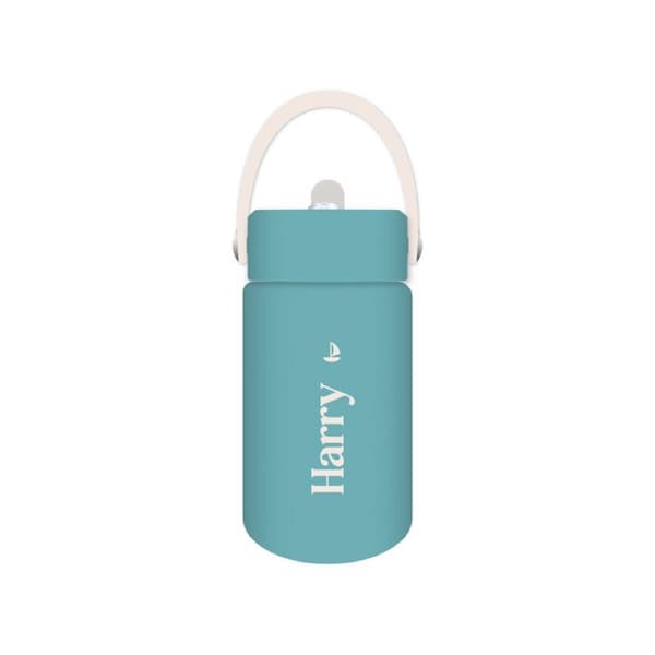 Harry - Kids Drink Bottle 400ml, Personalised , Double Walled, Stainless Steel
