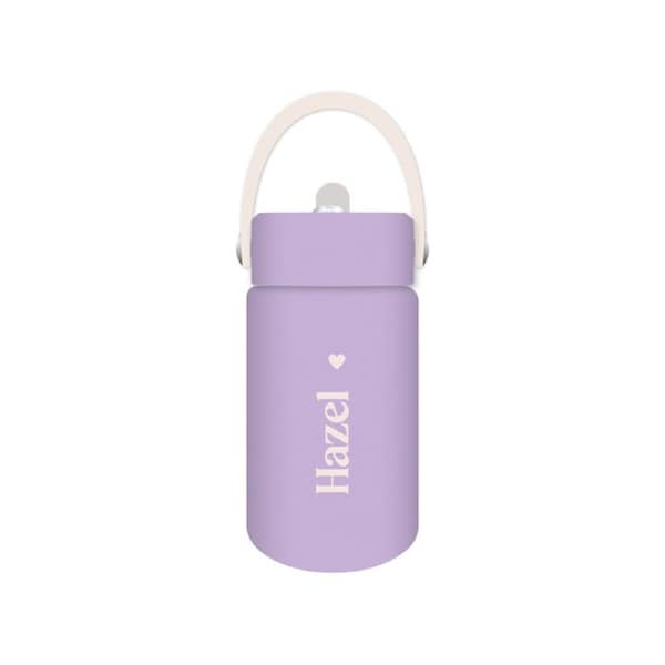 Hazel - Kids Drink Bottle 400ml, Personalised , Double Walled, Stainless Steel