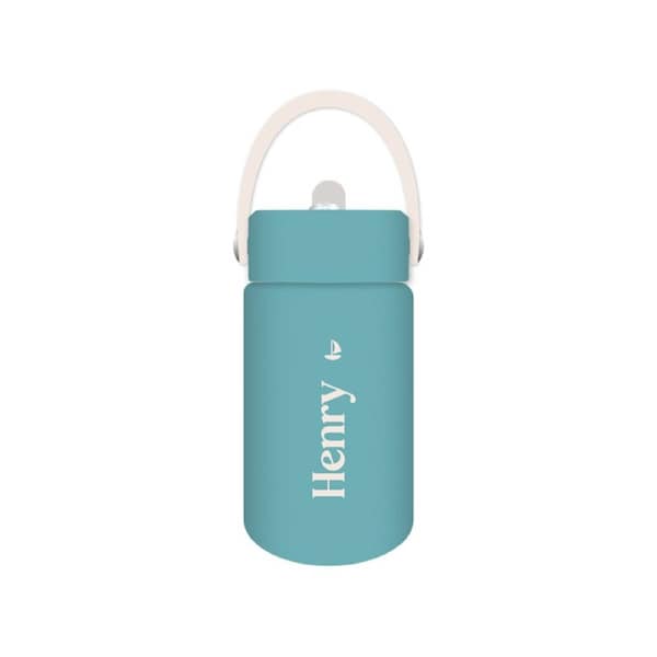 Henry - Kids Drink Bottle 400ml, Personalised , Double Walled, Stainless Steel