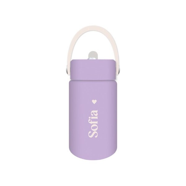 Sofia - Kids Drink Bottle 400ml, Personalised , Double Walled, Stainless Steel