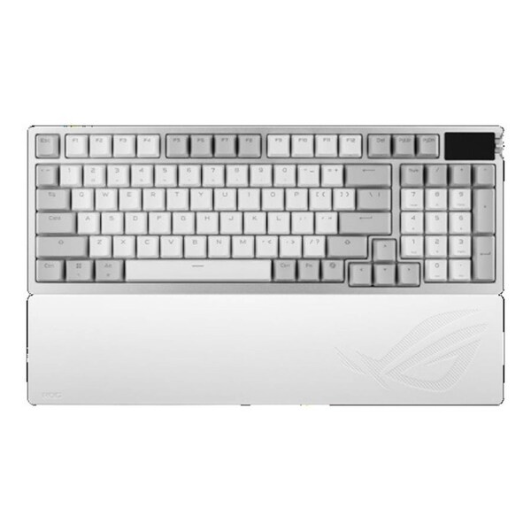 ASUS ROG AZOTH 96 HE LITE WHITE Gaming Keyboard ROG HFX V2 magnetic switches USB-C/2.4GHz/Bluetooth 5 RGB Aura Sync 8000Hz programmable keys