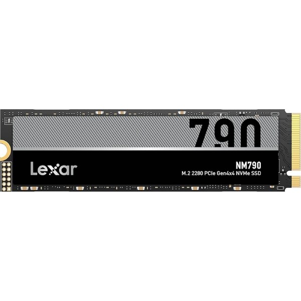 Lexar LNM790X512G-RNNNG Internal SSD 512GB M.2 2280 PCIe Gen 4x4 NVMe SSD up to 7400MB/s read, 6500MB/s write