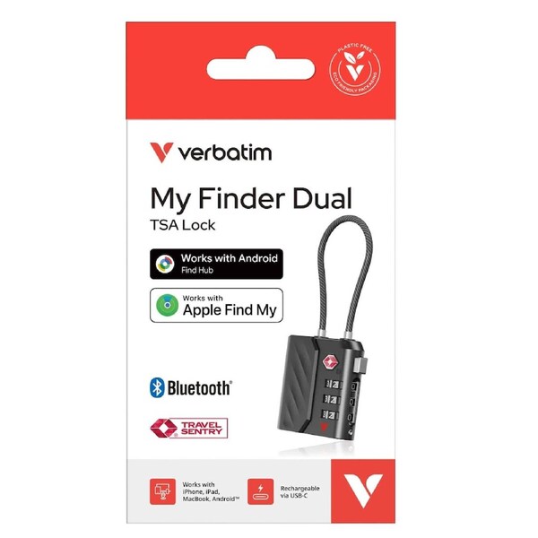 Verbatim My Finder Dual Channel TS Lock - Black