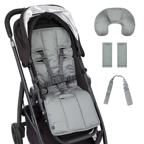 OutlookBaby 4 Piece Pram Accessories Set - Sage Green