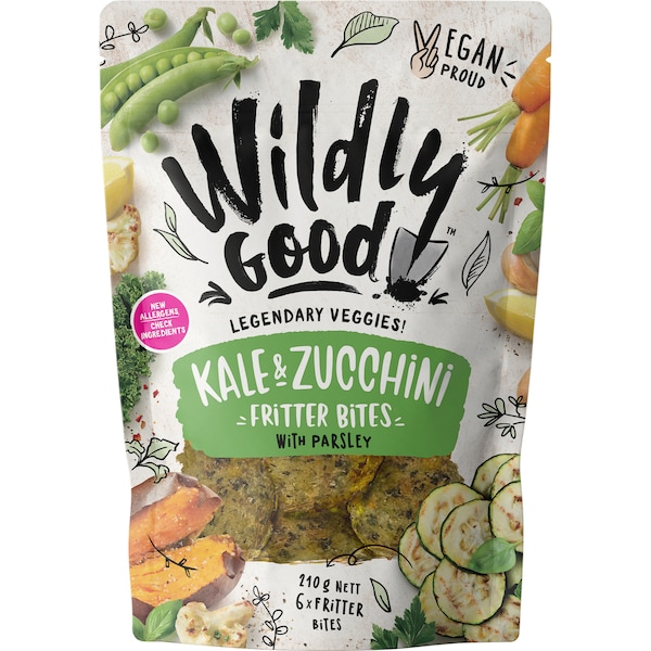 Wildly Good Kale & Zucchini Veggie Fritter Bites 210g