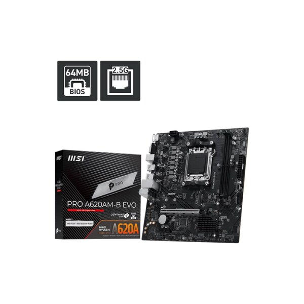 MSI PRO A620M-AB-EVO MOTHERBOARD