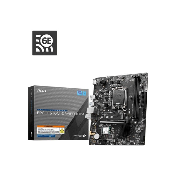 MSI PRO H610M-S WIFI DDR4 MOTHERBOARD