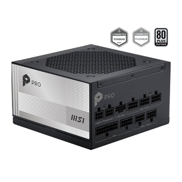 850W MSI PRO A850PL PCIE5 POWER SUPPLY